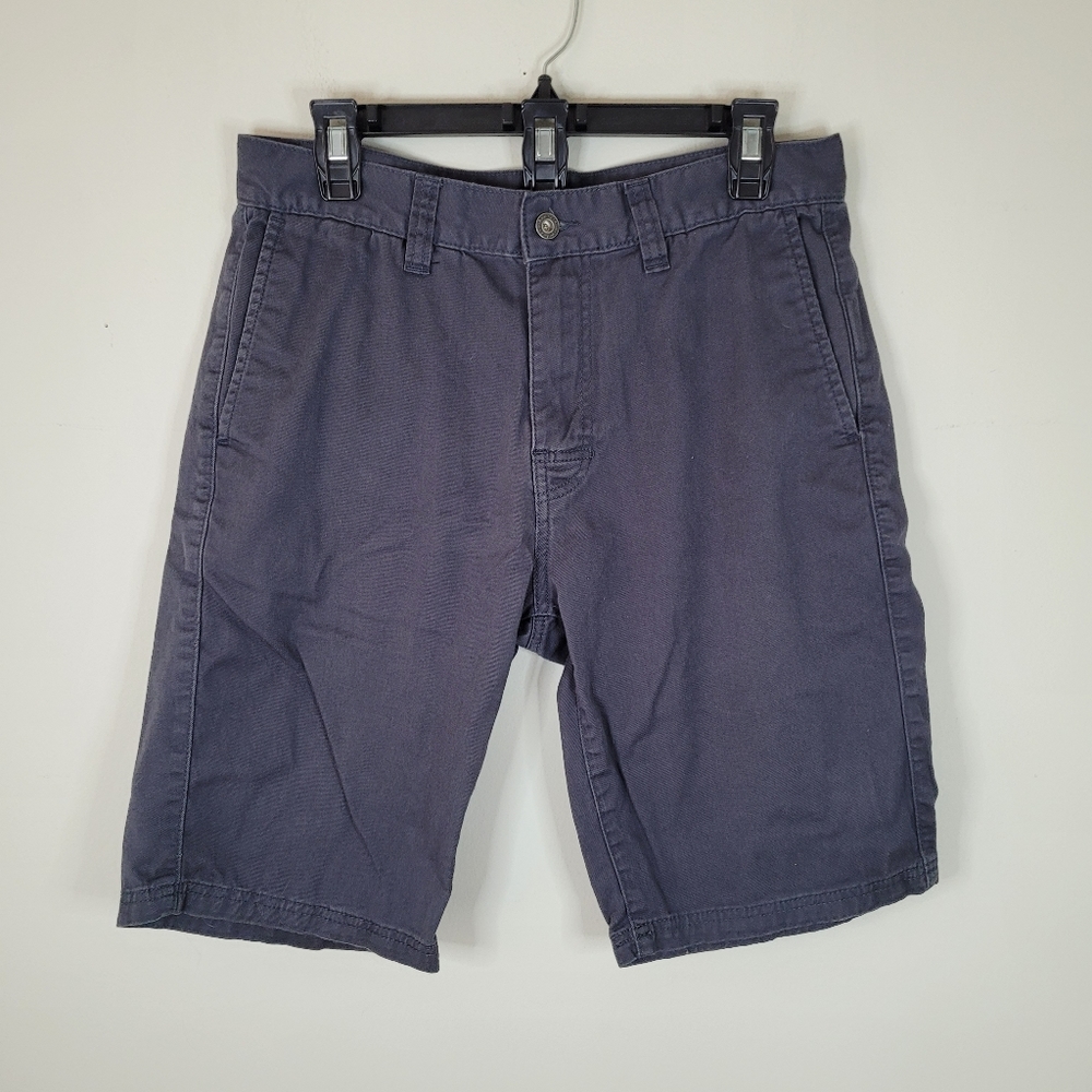 Prana Breathe Men's Chino Casual Gray Shorts Size 32 inseam 10in
